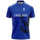 England Blue ODI World Cup 2015 Half Sleeves Cricket Fan Jersey - 100% Dryfit Polyester England Blue ODI World Cup 2015 Half Sleeves Cricket Fan Jersey - 100% Dryfit Polyester